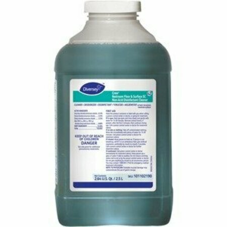 DIVERSEY Cleaner, Disinfectant, Restrm DVO101102190